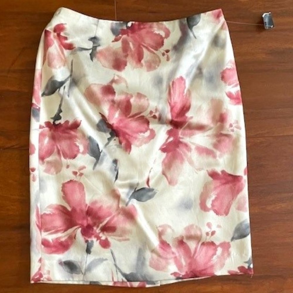 Jones NY Silk blend Pencil Skirt